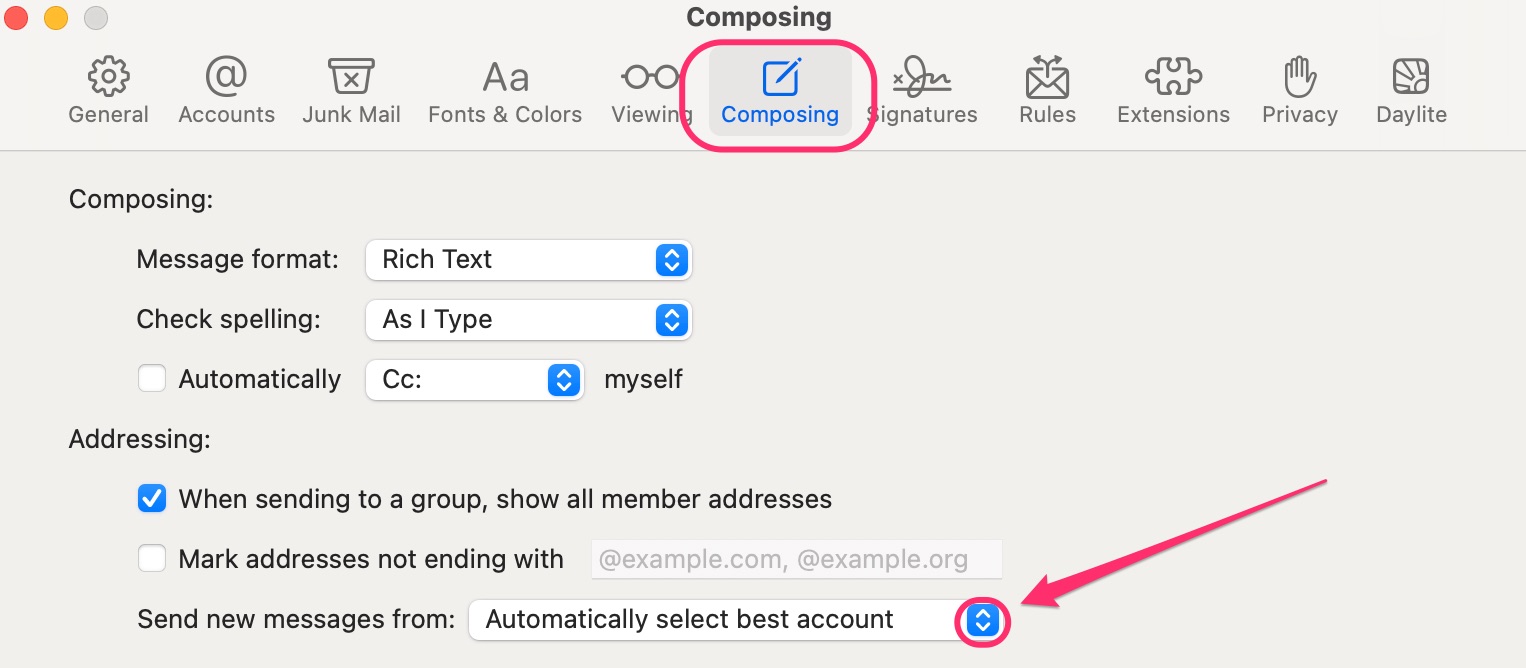 Mail_compose settings